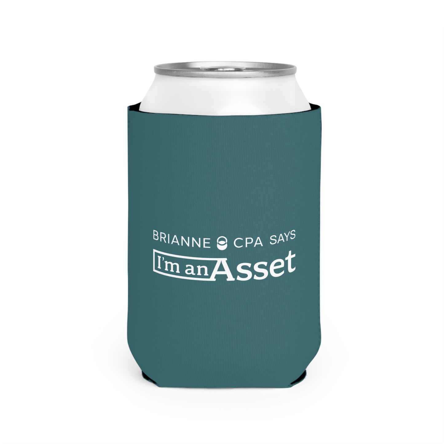 Brianne CPA says 'I'm an Asset' Cooler Sleeve