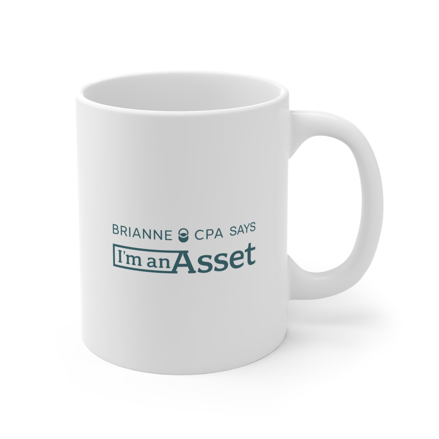 Brianne CPA says 'I'm an Asset' Mug