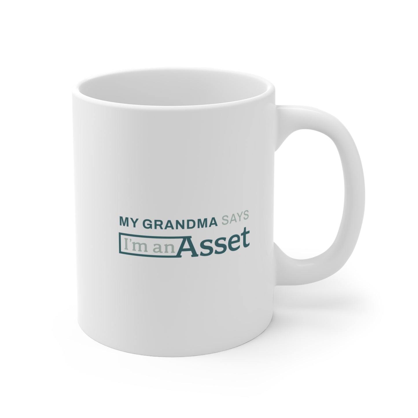 My Grandma Says 'I'm an Asset' Mug